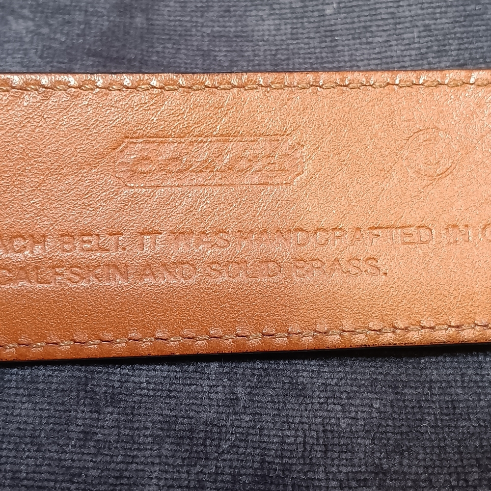 Men's Coach Black Leather Belt Size 40 - Picture 4 of 10